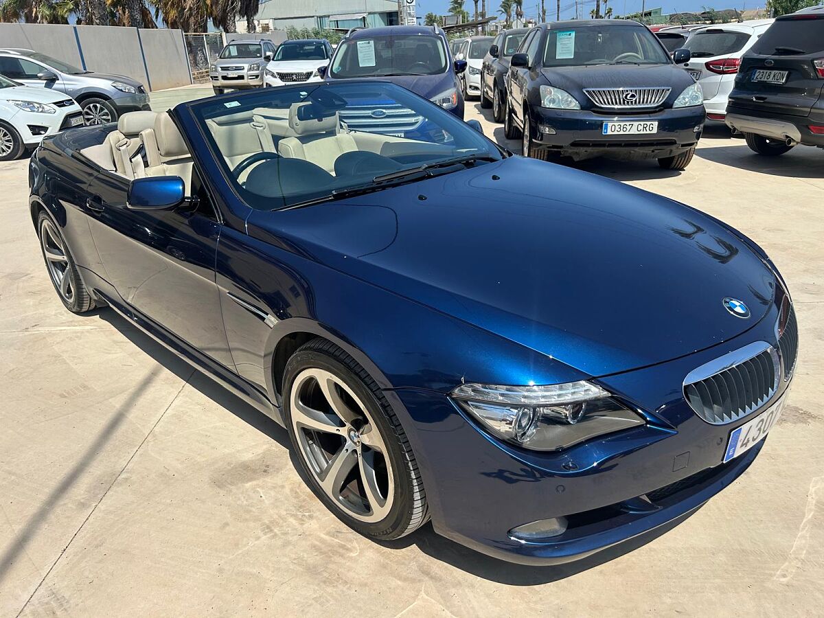 BMW 635D 3.0 CONVERTIBLE AUTO SPANISH RHD IN SPAIN 112000 MILES SUPERB 2008